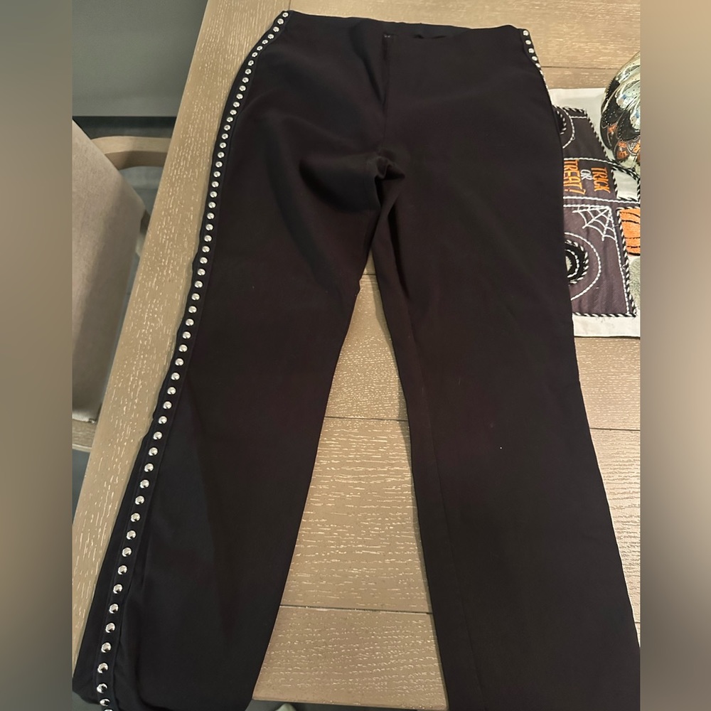 INC pants with studs along the sides